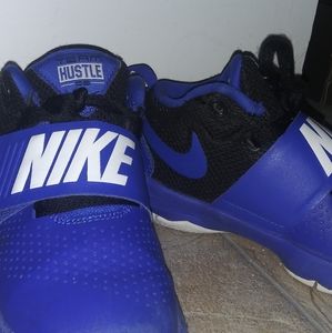 Blue nike sneakers